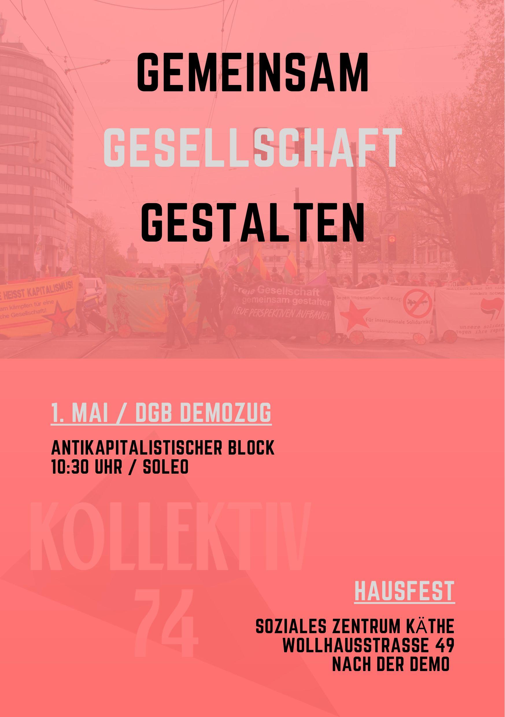 1.Mai Demo & Hausfest SZ Käthe